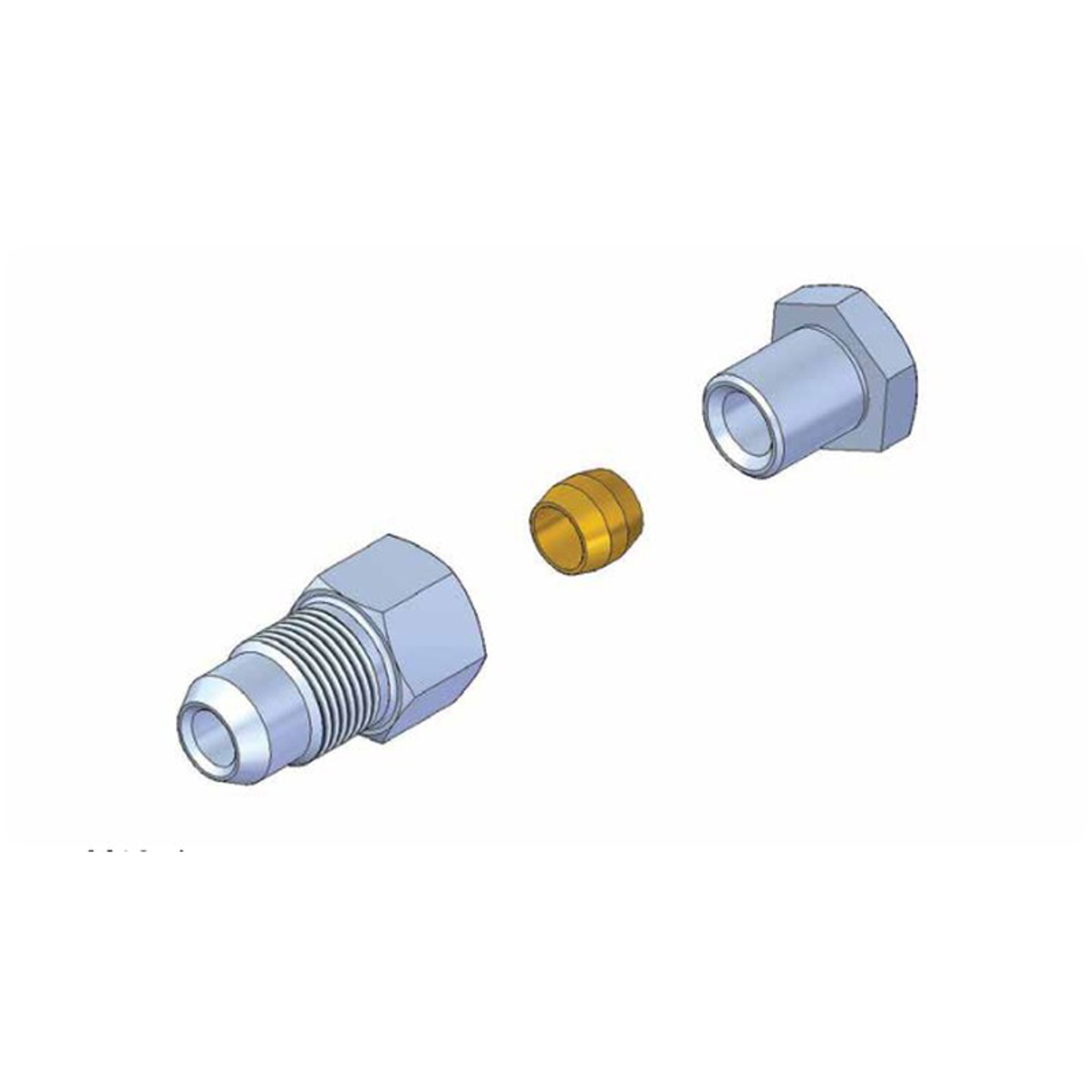 Adaptador 6/8 Direito P/multivalvula